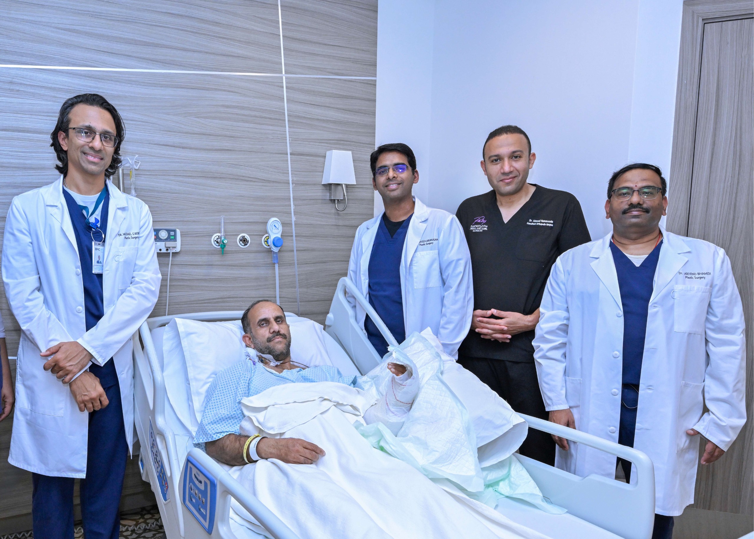 Left Hand in the Right Hands: Abu Dhabi Doctors Save Man’s Arm After Complete Amputation Through a 10-Hour Complex Microsurgery 